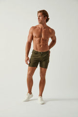 OLIVE 5" INSEAM STRETCH KNIT JEANS SHORTS ST-1932
