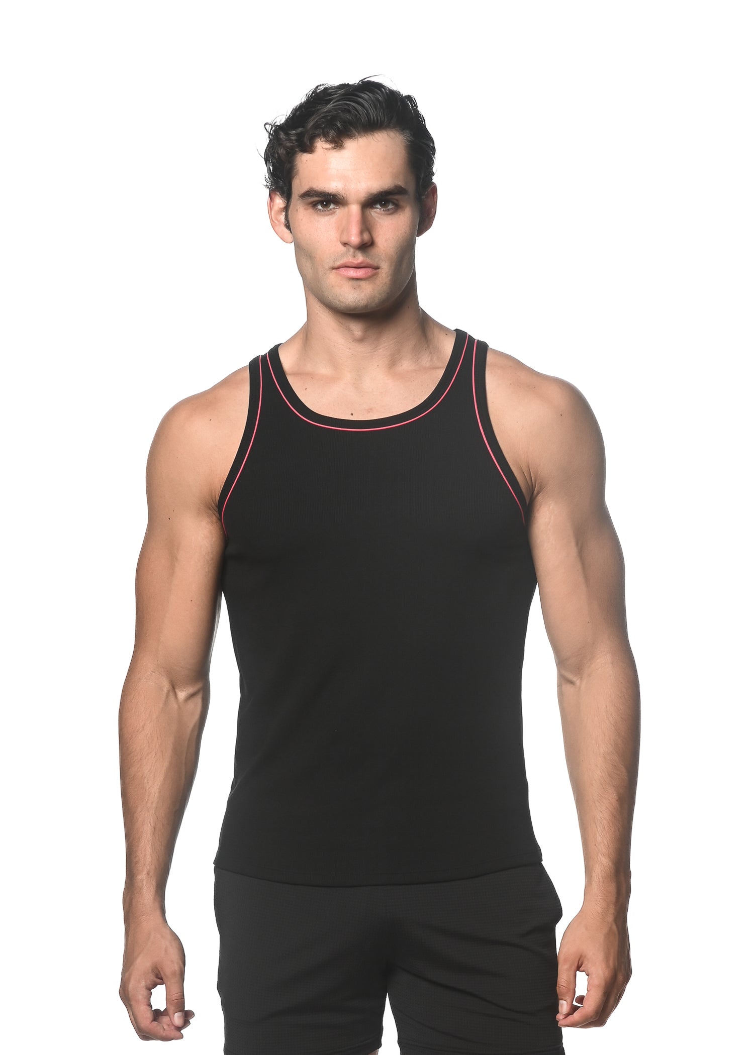 トップス DENHAM x WDS Rib Tank top BLACK 598e3d5079d11360dc5b68958f18c5
