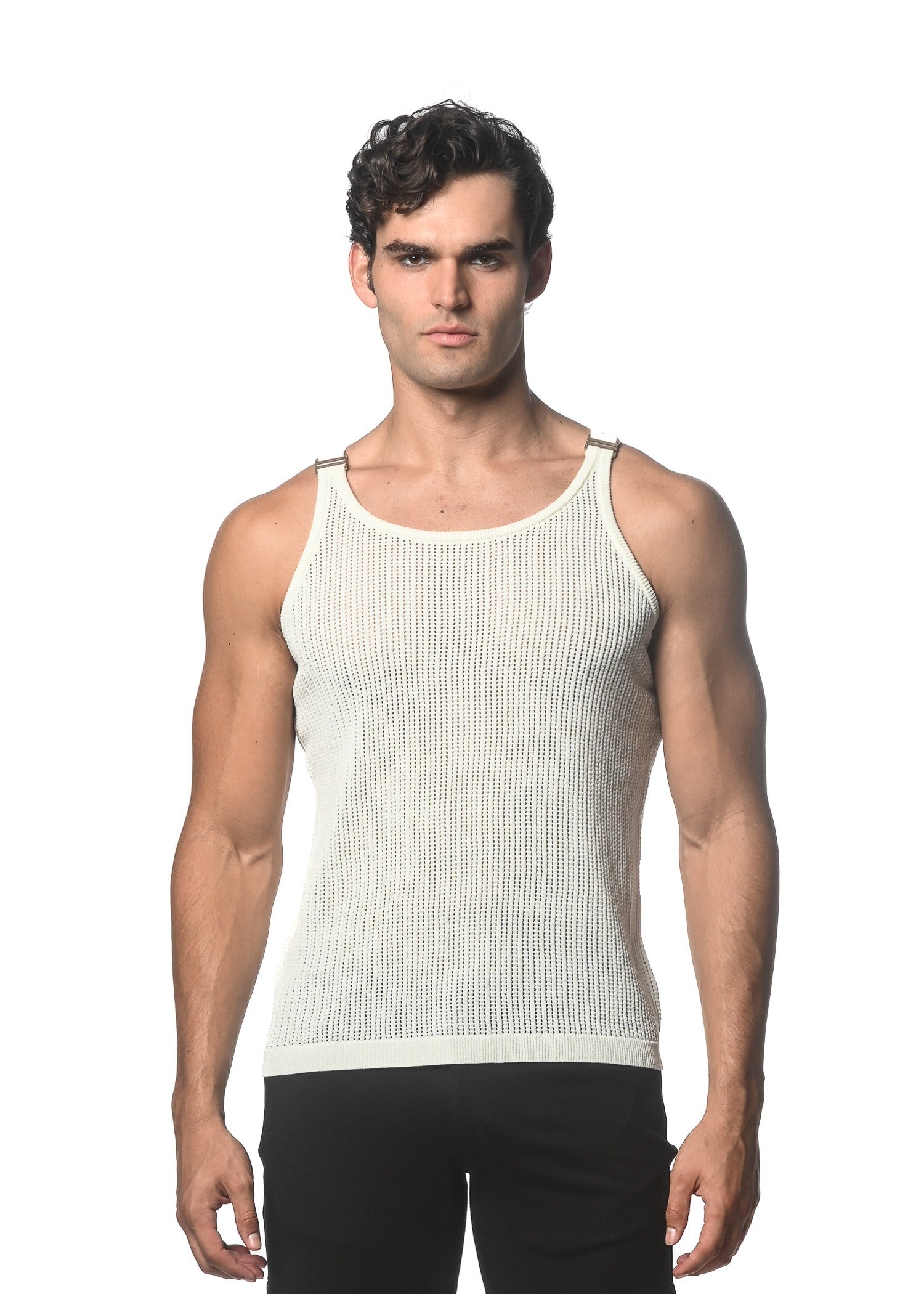 トップス MaisonSpecial NarrowPlating Knit TankTop MAISON SPECIAL（メゾンスペシャル） タンクトップ 「UNISEX」Knit