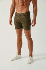 OLIVE 5" INSEAM STRETCH KNIT JEANS SHORTS ST-1932