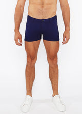 IMPERIAL BLUE 3" INSEAM WASHED KNIT DUO TONE DENIM JEANS SHORTS ST-1975-15