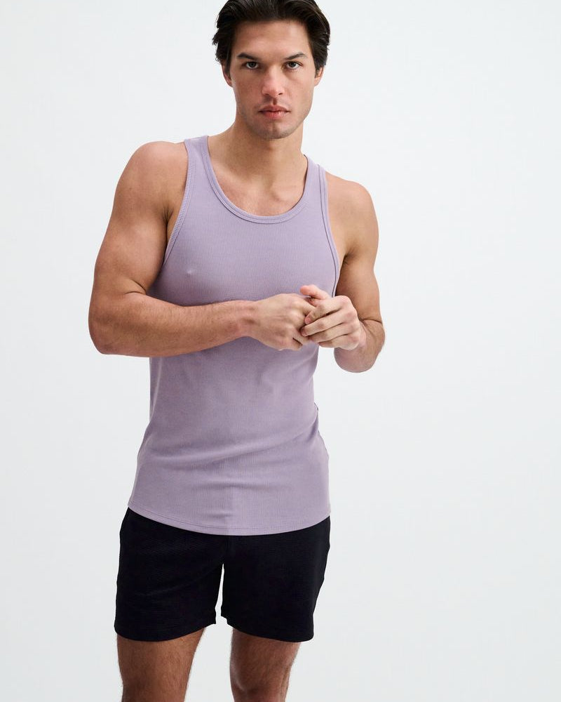 WISTERIA RIB STRETCH MODAL TANK STA-16004-03