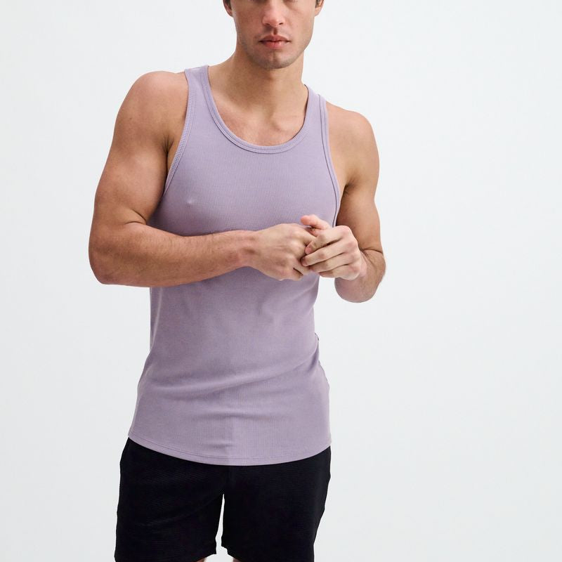 WISTERIA RIB STRETCH MODAL TANK STA-16004-03