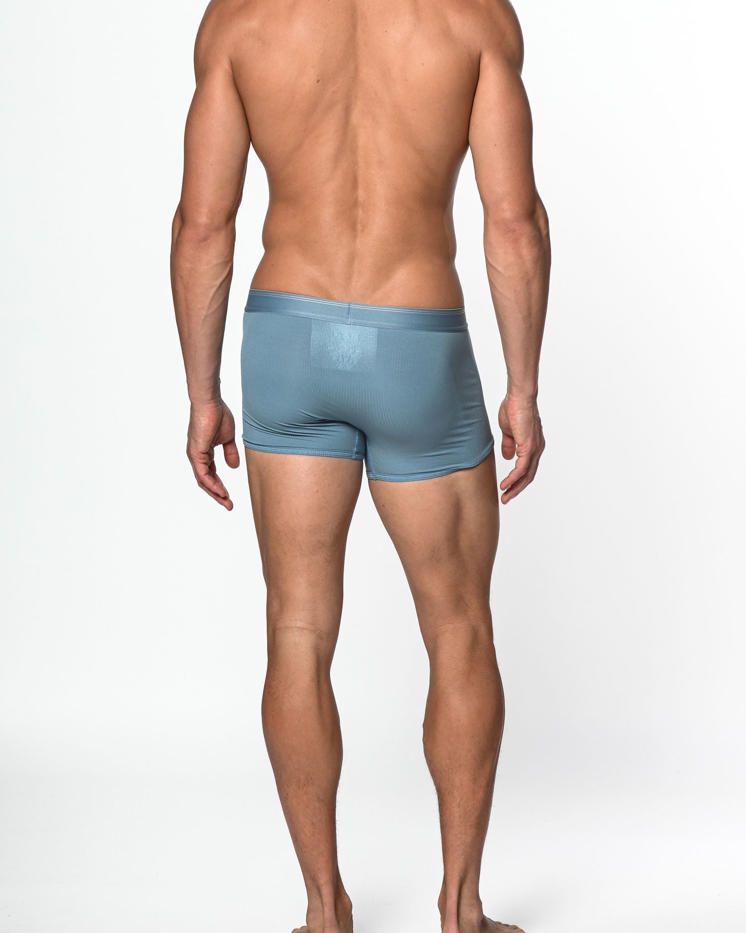 SLATE BLUE MODAL/ELASTANE RIB TRUNK ST-10136
