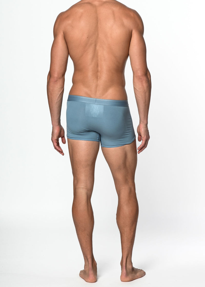 SLATE BLUE MODAL/ELASTANE RIB TRUNK ST-10136