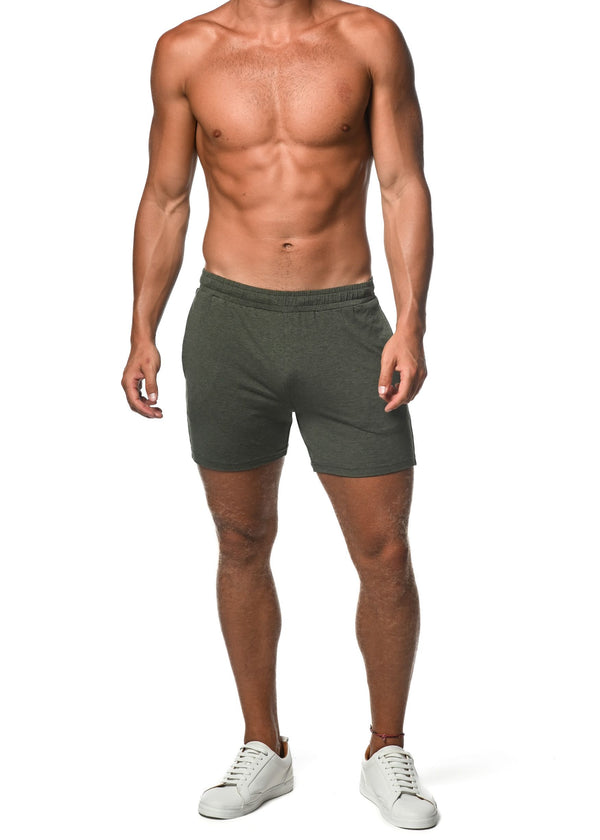 ARMY SPACE DYE STRETCH PERFORMANCE SHORTS  ST-1466-75