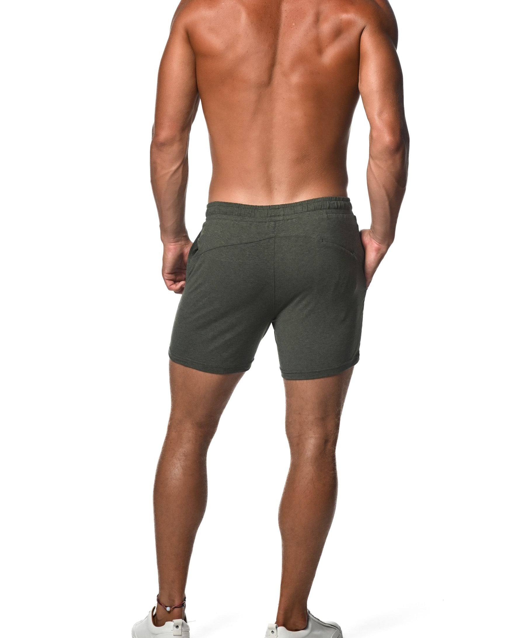 ARMY SPACE DYE STRETCH PERFORMANCE SHORTS  ST-1466-75