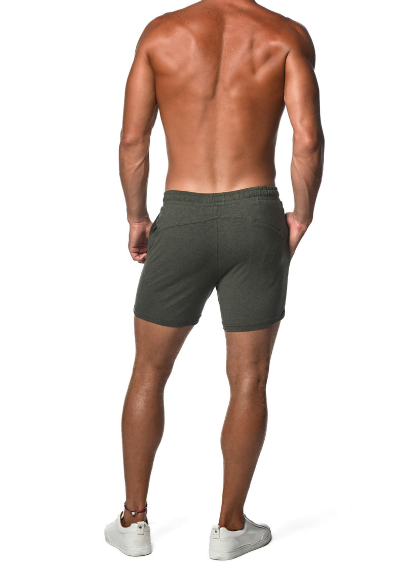 ARMY SPACE DYE STRETCH PERFORMANCE SHORTS  ST-1466-75
