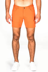 CARROT 5" INSEAM KNIT STRETCH SHORTS ST-1932 Final Sale