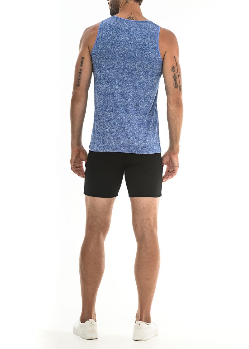 REEF BLUE SPACE DYE MESH PERFORMANCE TANK TOP ST-261