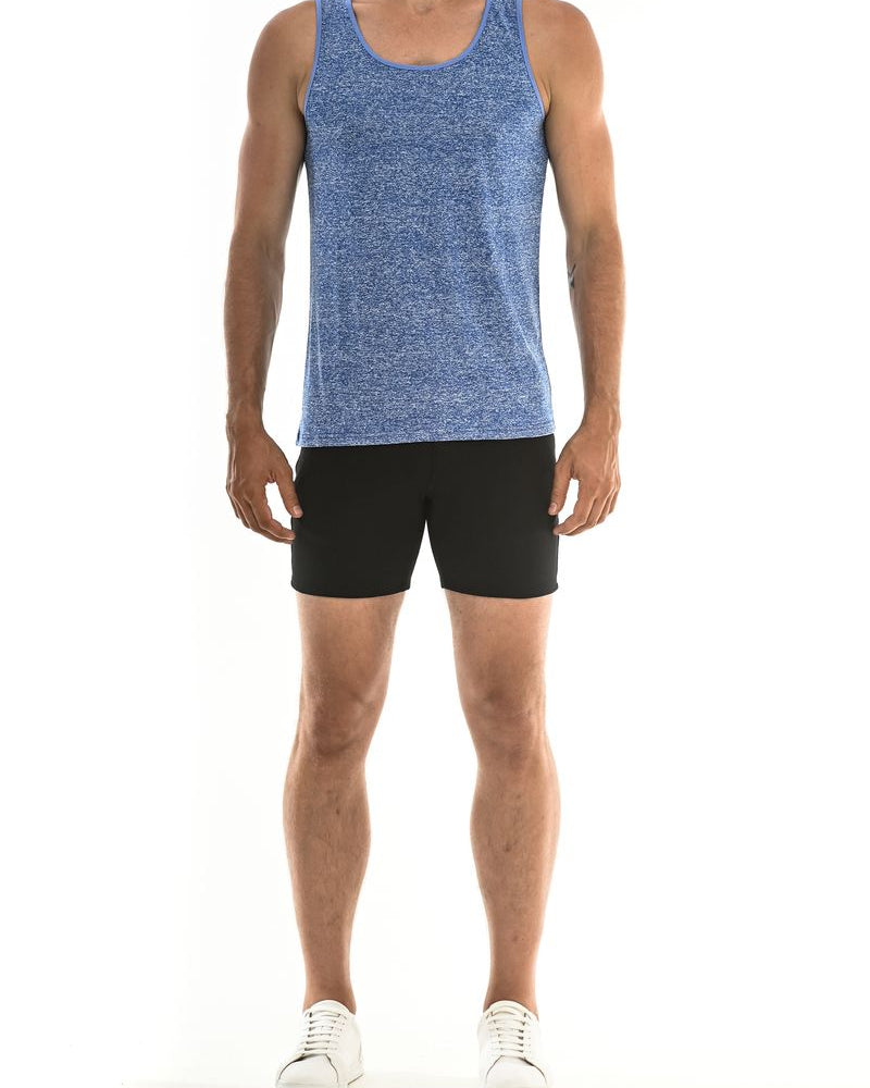 REEF BLUE SPACE DYE MESH PERFORMANCE TANK TOP ST-261