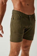 OLIVE 5" INSEAM STRETCH KNIT JEANS SHORTS ST-1932