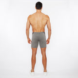 GREY/TAUPE MINI DIAMONDS 5" INSEAM JACQUARD STRETCH KNIT JEANS SHORTS ST-1932-86