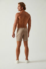 DARK KHAKI 5" INSEAM STRETCH KNIT JEANS SHORTS ST-1932