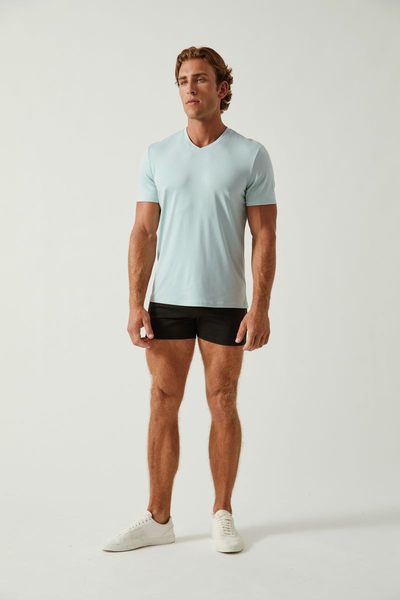 FOG SOLID STRETCH MODAL V- NECK TEE ST-9010