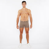 BATTALION HOUNDSTOOTH 5"INSEAM TEXTURED EMBOSSED JACQUARD STRETCH KNIT JEANS SHORT ST-1932-97