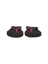 BLACK/FUCHSIA CLASSIC LOGO SOLID FLIP FLOP