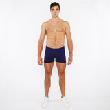 IMPERIAL BLUE 3" INSEAM WASHED KNIT DUO TONE DENIM JEANS SHORTS ST-1975-15