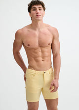CREAM PUFF 5" INSEAM SOLID STRETCH KNIT JEANS SHORT ST-1932