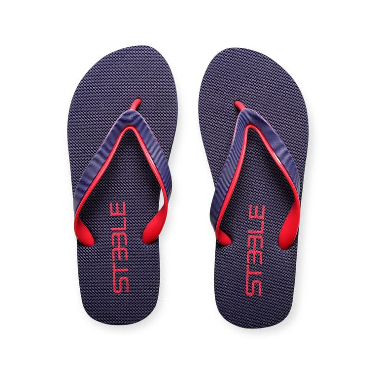NAVY/RED CLASSIC LOGO SOLID FLIP FLOP