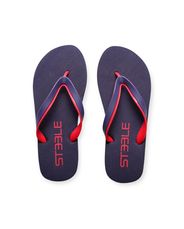 NAVY/RED CLASSIC LOGO SOLID FLIP FLOP