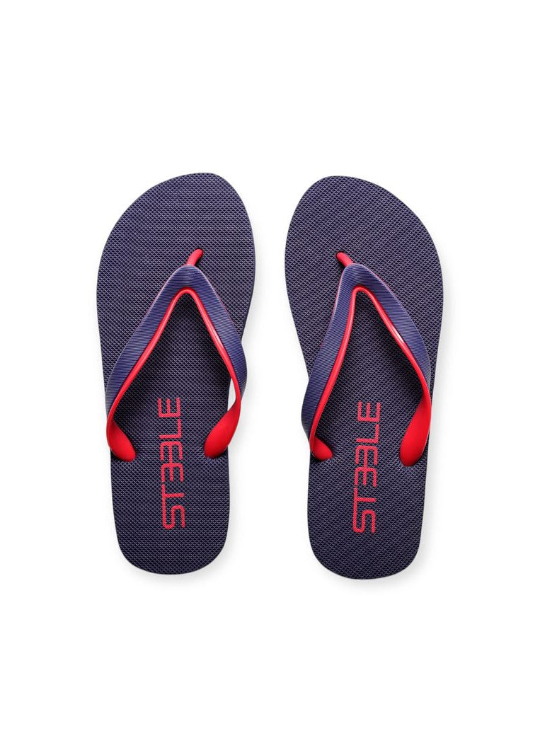 NAVY/RED CLASSIC LOGO SOLID FLIP FLOP