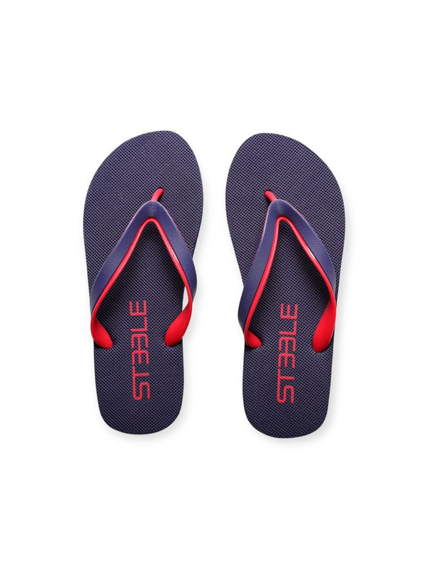 NAVY/RED CLASSIC LOGO SOLID FLIP FLOP
