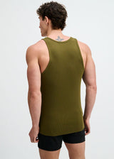 JUNGLE RIB STRETCH MODAL TANK STA-16004-03