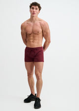 WINE 3.5" INSEAM STRETCH SHORTS W/ SIDE PIPING STA-10514