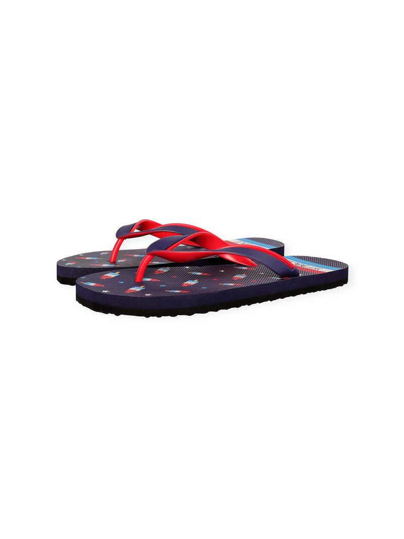 NAVY/RED ROCKET POPS PRINTED FLIP FLOP