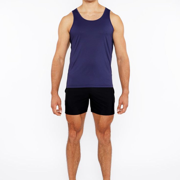ATLANTIS TEXTURED STRETCH MESH PERFORMANCE TANK TOP ST-291