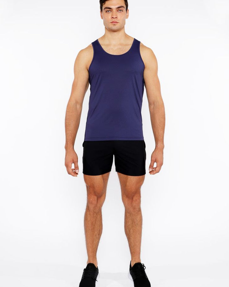 ATLANTIS TEXTURED STRETCH MESH PERFORMANCE TANK TOP ST-291