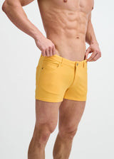 BUMBLEBEE 3" INSEAM SOLID STRETCH KNIT JEANS SHORT ST-1975