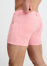 PETAL 3" INSEAM SOLID STRETCH KNIT JEANS SHORT ST-1975