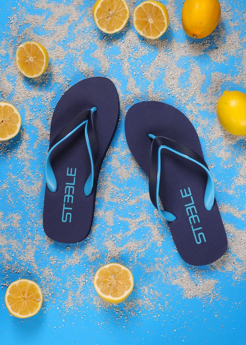 TEAL/OCEAN CLASSIC LOGO SOLID FLIP FLOP