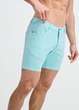 MIRAGE 5" INSEAM SOLID STRETCH KNIT JEANS SHORT ST-1932