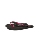 BLACK/FUCHSIA CLASSIC LOGO SOLID FLIP FLOP