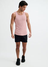 MAUVE RIB STRETCH MODAL TANK STA-16004-03