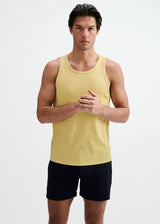 WHEAT RIB STRETCH MODAL TANK STA-16004-04
