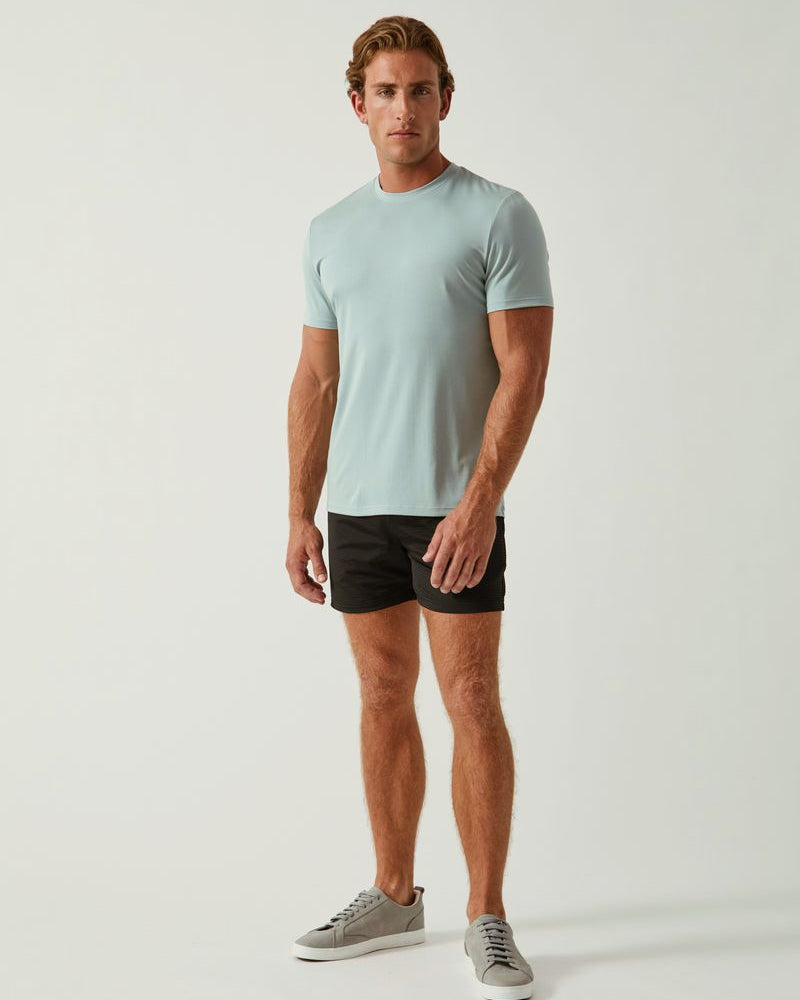 SUMMIT SOLID STRETCH MODAL CREW NECK TEE ST-9011