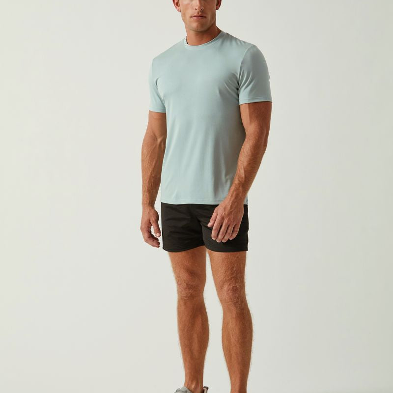 SUMMIT SOLID STRETCH MODAL CREW NECK TEE ST-9011
