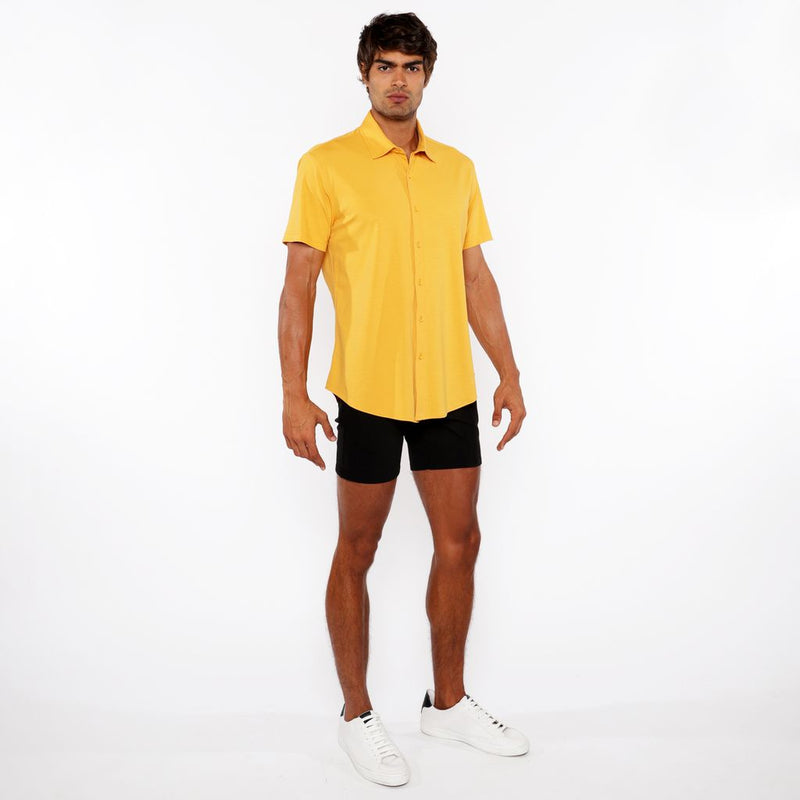 SUNNY SIDE SOLID STRETCH JERSEY KNIT SHORT SLEEVE SHIRT ST-963-03