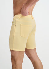CREAM PUFF 5" INSEAM SOLID STRETCH KNIT JEANS SHORT ST-1932