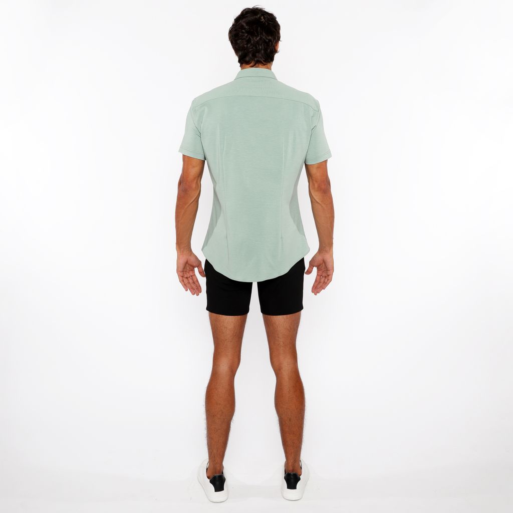 SPRIG SOLID STRETCH JERSEY KNIT SHORT SLEEVE SHIRT ST-963-03