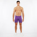 PURPLE TARO 5" INSEAM SOLID STRETCH KNIT JEANS SHORTS ST-1932
