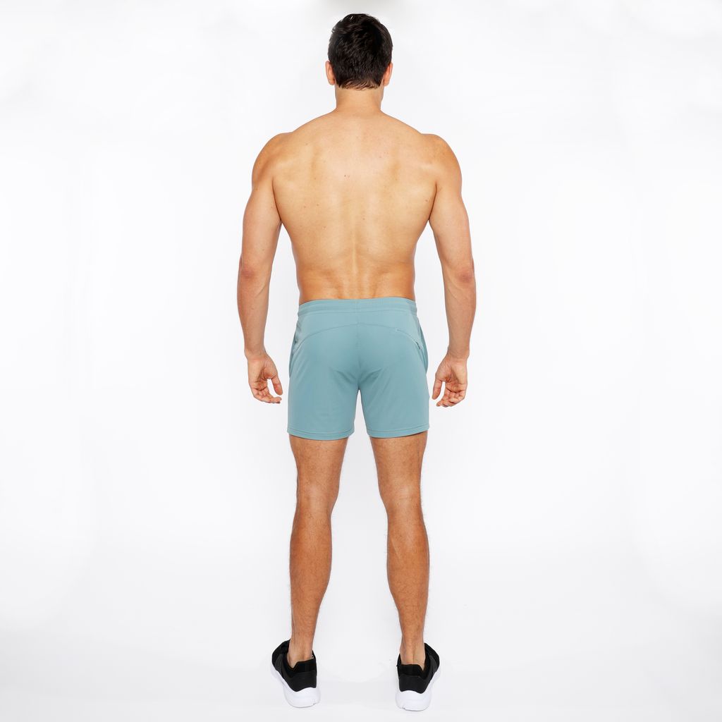 SEAWEED TEXTURED MESH STRETCH PERFORMANCE SHORTS ST-1466-98