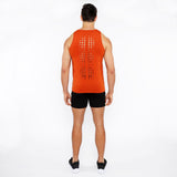 SPICE CIRCLE SPINE LASER CUT STRETCH JERSEY TANK TOP ST-20050
