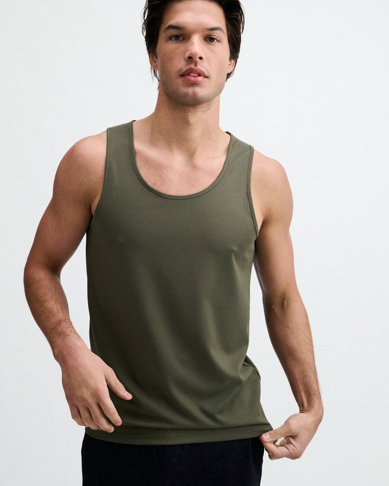 RANGER TEXTURED STRETCH MESH PERFORMANCE TANK ST-293