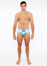 CERULEAN GRADIENT PRINTED SWIM BRIEF ST-8021-06