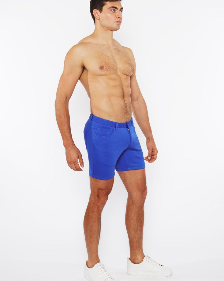 COBALT 5" INSEAM STRETCH TEXTURED FINE CORD KNIT JEANS SHORTS ST-1932-83